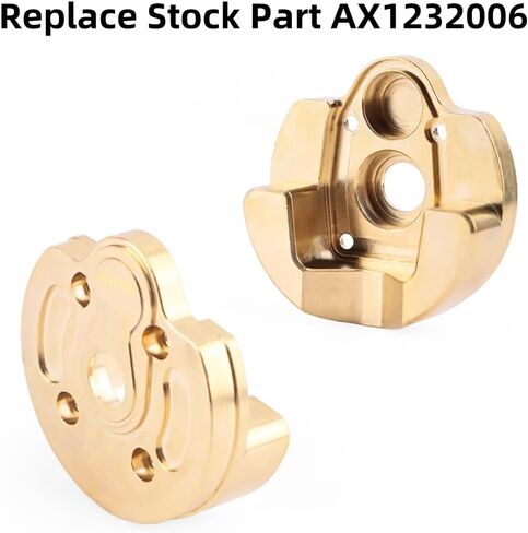 GLOBACT 2PCS Brass Portal Knuckle Weights 170g Steering Cover Housing for AXAIL SCX10 III AXI03007 Capra 1.9 UTB AXI03004 1/10 RC Crawler Upgrade Parts in Saudi Arabia