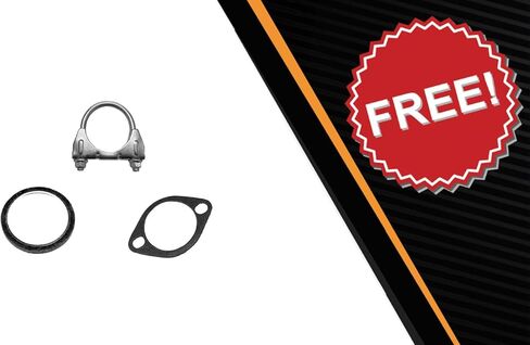 Exhaust Muffler and Rear Resonator Pipe Compatible for 2013-2020 Nissan Pathfinder 3.5L | Stainless Steel | Northeastern Exhaust | Free Clamp and Gaskets Included | Automotive Replacement Part in Saudi Arabia