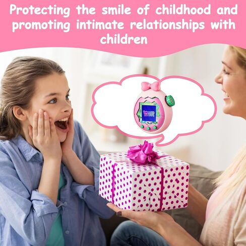 حافظة Seltureone for Tamagotchi Paradise مع حبل ساحر لطيف وواقيتين للشاشة، غطاء فيونكة سيليكون ناعم مقاوم للخدش لـ Tamagotchi Paradise - وردي ناعم in Kuwait