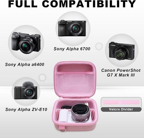 Hard Case for Sony Alpha a6400/a6100/ZV-E10/ZV-E10 II/a6700 Camera, Black in Kuwait