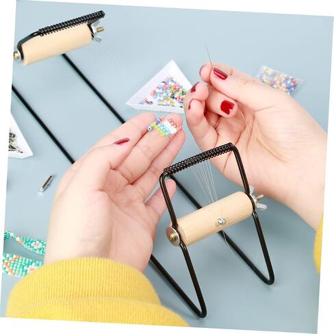 Housoutil Metal Jewelry Loom DIY Bracelet Beading Machine Stainless Steel Bead Knotting Tool in Saudi Arabia