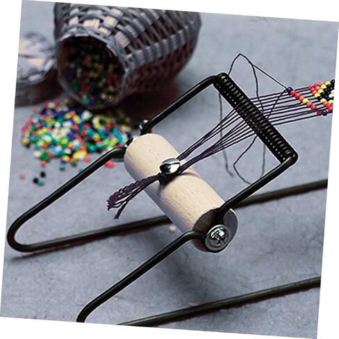 Housoutil Metal Jewelry Loom DIY Bracelet Beading Machine Stainless Steel Bead Knotting Tool in Saudi Arabia