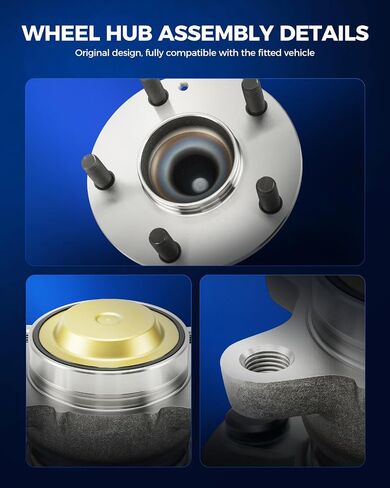 KAX 2 x 513357 Front Wheel Bearing and Hub Assembly with 5 Lugs, Fit for Nissan Rogue 2014-2023, Rogue Sport 2017-2022 in Saudi Arabia
