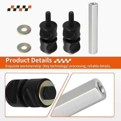 For Polaris Sportsman Ranger Worker 335 400 450 500 600 700 800 2Pcs Rear Upper A-Arm Stabilizer Rod 1996-2014 5020827 in Saudi Arabia