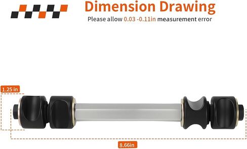 For Polaris Sportsman Ranger Worker 335 400 450 500 600 700 800 2Pcs Rear Upper A-Arm Stabilizer Rod 1996-2014 5020827 in Saudi Arabia
