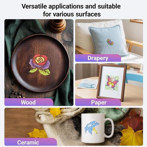 Flower Stencils for Painting, 64pcs 3 Inch Stencils for Crafts Rock Painting Stencils Plastic Reusable Stencils for Painting on Wood Wall Tile Home Decor in Saudi Arabia