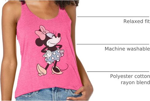 Disney Classic Mickey Minnie Women's Racerback Tank Top in Saudi Arabia