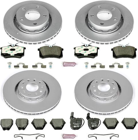 طقم فرامل إيقاف أمامي وخلفي ESK6723 من Power Stop لسيارة Volkswagen Passat 2002-2004 [خاص بالمركبة] in Saudi Arabia