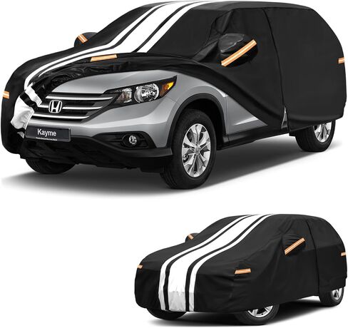 Kayme Heavy Duty Car Cover Custom Fit for Ford Mustang/Shelby/Mustang GT GT350 GT500 (1965-2025), Outdoor Full Exterior Cover with Tape and Towel, Rain Snow Sun UV Protection. in Saudi Arabia