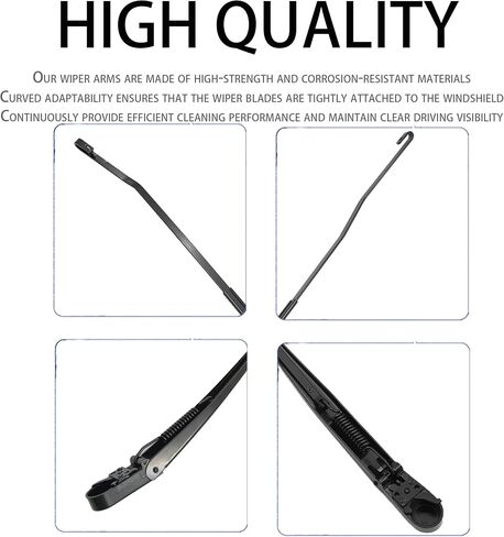 1 Pair Front Windshield Wiper Arm Compatible with Dodge 2005-2008 Ram 1500 2005-2009 Ram 2500 2005-2010 Ram 3500 2008-2010 Ram 4500 5500 Replace OE 42896 42897 55077132AC 55077133AC in Saudi Arabia