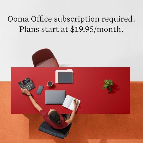 قامت Ooma بتوفير هاتف مكتبي يعمل بتقنية Wi-Fi IP بقدرة 2602 وات حصريًا لـ Ooma Office VoIP مع موظف استقبال افتراضي وتطبيق سطح المكتب والهاتف المحمول ومؤتمرات الفيديو. الاشتراك مطلوب (تجديد) in Saudi Arabia