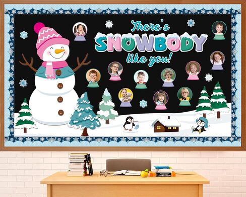 Winter Religious Bulletin Board Decorations Set Snow Many Reasons We Love Jesus Classroom Winter Snowman Paper Cutouts for Sunday School Home Chalkboard Christmas Xmas Holiday Wall Decor in Saudi Arabia