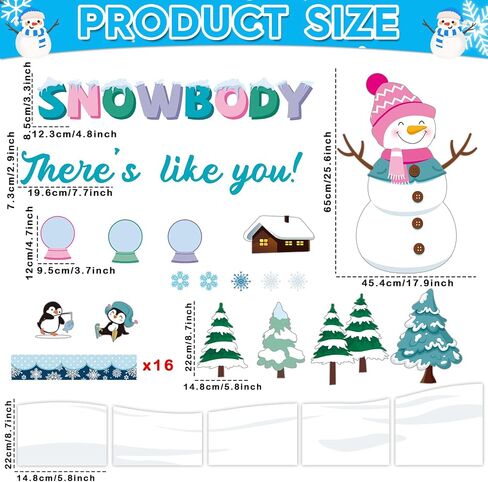 Winter Religious Bulletin Board Decorations Set Snow Many Reasons We Love Jesus Classroom Winter Snowman Paper Cutouts for Sunday School Home Chalkboard Christmas Xmas Holiday Wall Decor in Saudi Arabia