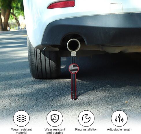 Car Static Eliminator, Flex Automotive Anti-Static Strip Earth Belt, Car Static Grounding Strap for Safe Driving (Flag) in Saudi Arabia