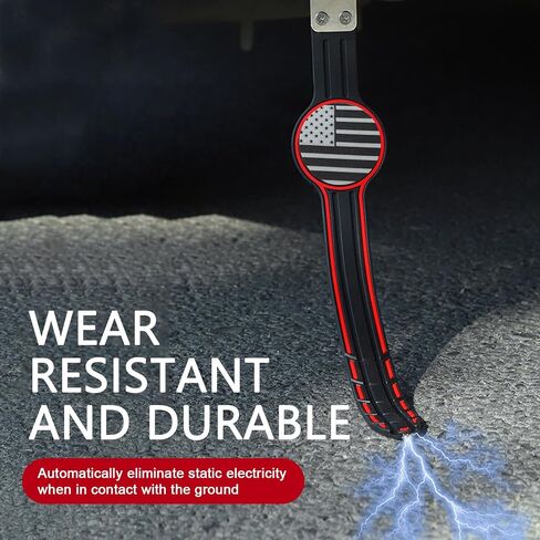 Car Static Eliminator, Flex Automotive Anti-Static Strip Earth Belt, Car Static Grounding Strap for Safe Driving (Flag) in Saudi Arabia