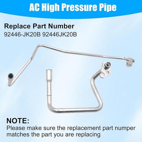 GXARTS AC High Pressure Pipe 92446-JK20B 92446JK20B Compatible with Infiniti G35/G37/Q60 2007 2008 2009 2010 2011 2012 2013 2014 2015 in Saudi Arabia