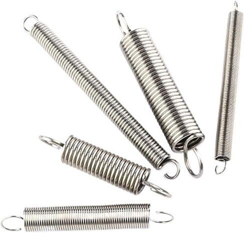 Cgshop-Compressed Spring Wire Diameter 0.6mm, Outer Diameter 5-8mm, Length 20-120mm, Extended Spiral Stainless Steel Tension Spring Good Elasticity and More Durable(80mm(5pcs),6mm) in Saudi Arabia