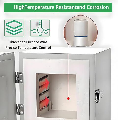 2000W Electric kiln,Electric sintering Furnace，Maximum Temperature 1150℃, Suitable for Jewelry Making, Metal Casting, Pottery Glazing and DIY Projects in Saudi Arabia