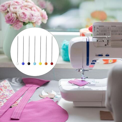 50 Pcs Small Sewing Pins Multifunctional Quilting Colourful Craft Positioning Straight Sewing Supplies in Kuwait