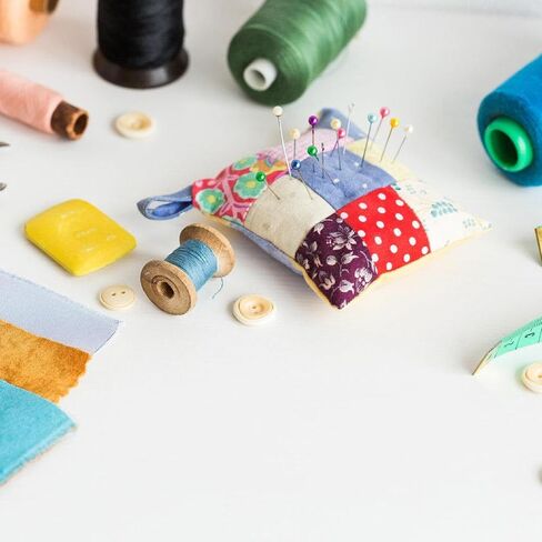 50 Pcs Small Sewing Pins Multifunctional Quilting Colourful Craft Positioning Straight Sewing Supplies in Kuwait