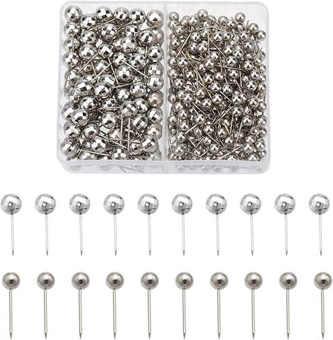 200/500/900Pcs 4mm Round Head Sewing Pins with Storage Box Color Coded Dressmaking for Quilting and Pattern Making Color Coded Fabric Holding in Saudi Arabia