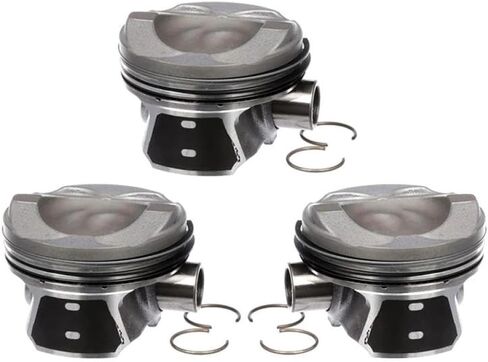 Car Engine Piston 1Set CM5Z-6108D Compatible with Focus Mk3 Fiesta Mk6 Mk2 Mondeo Mk5 B-Max 1.0 3 Cylinder M1DA STD in Saudi Arabia