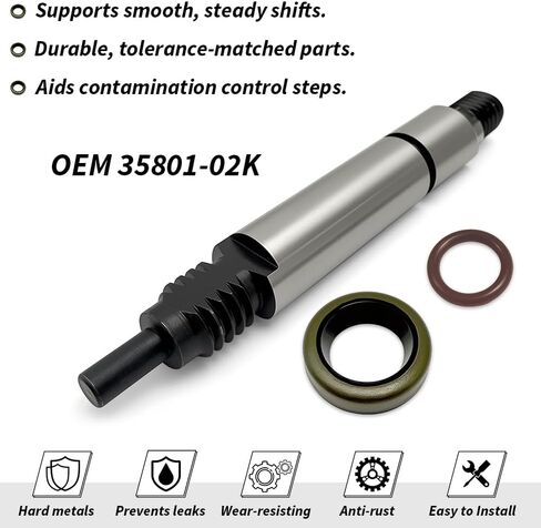Transmission Shift Shaft with Seal For Turbo 350 TH350 TH350C #35801-02K in Saudi Arabia