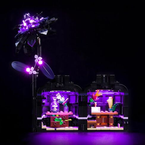 LED Lighting Compatible with Lego 76784 Wednesday Black Dahlia Flower - JUST Lights,Light Kit Compatible with Lego 76784 Gift,NOT Included The Model Set in Saudi Arabia
