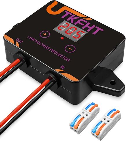 Upgrade DC12-36V Low Voltage Protector, Digital Disconnect Switch, Current Cutoff Module for Lead-Acid, Lithium-Ion Batteries and Power Wheel Adapter in Saudi Arabia