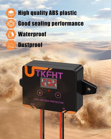 Upgrade DC12-36V Low Voltage Protector, Digital Disconnect Switch, Current Cutoff Module for Lead-Acid, Lithium-Ion Batteries and Power Wheel Adapter in Kuwait