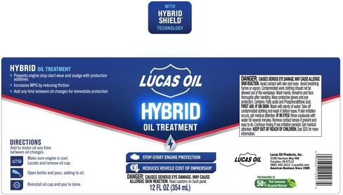 Lucas Oil 10997 Hybrid Oil Treatment w/HybridShield™ - 12 Ounce in Saudi Arabia