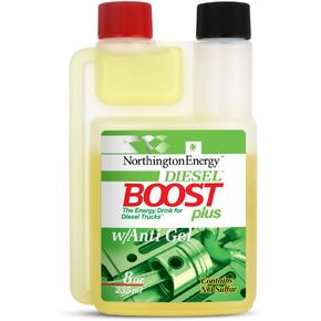 منظف ​​حاقن وقود الديزل الإضافي 5 في 1 من Diesel Boost Plus، يستعيد التشحيم وMPG. يمنع تبلور الوقود. زجاجة ضغط سعة 8 أونصة تعالج ما يصل إلى 200 جالون من الوقود. خالٍ من الكبريت، صُنع في الولايات المتحدة الأمريكية in Kuwait