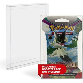 جراب بطاقات التداول من إيفورترو متوافق مع بوكيمون بعبوة واحدة معززة، ماجيك، Yu-Gi-Oh - 0.35 مم حامل بطاقات بوكيمون بلاستيكي سميك لبطاقات التجميع (عبوة من 10 قطع) in Kuwait