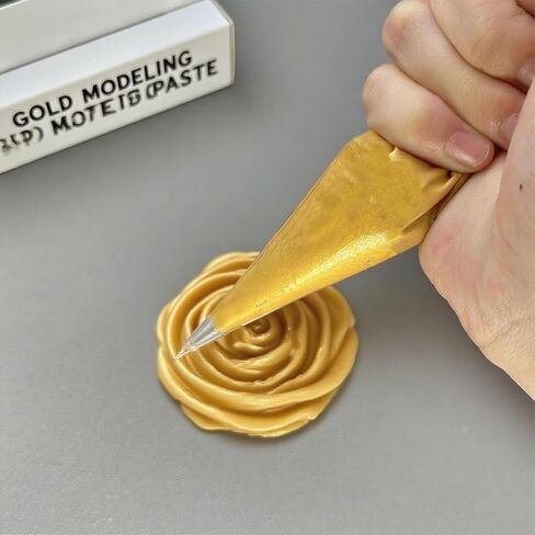 معجون تشكيل أبيض للفن المزخرف طلاء النحت ثلاثي الأبعاد عالي الكثافة، متوسط ​​أكريليك، معجون نسيج للحرف اليدوية، استنسل للرسم، مثالي للخشب/القمصان/الزجاج/الحجر in Kuwait