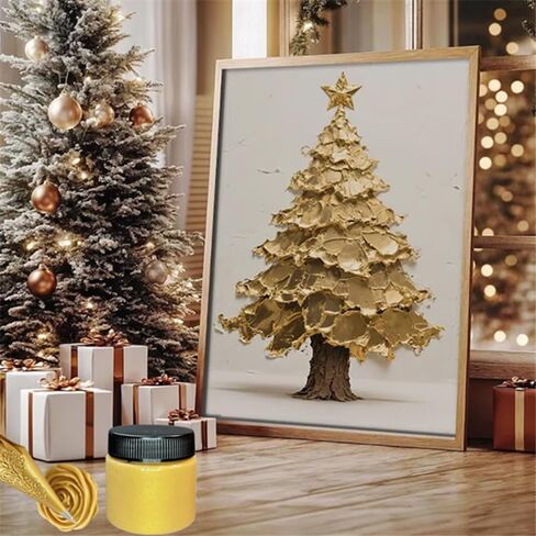 معجون تشكيل أبيض للفن المزخرف طلاء النحت ثلاثي الأبعاد عالي الكثافة، متوسط ​​أكريليك، معجون نسيج للحرف اليدوية، استنسل للرسم، مثالي للخشب/القمصان/الزجاج/الحجر in Kuwait