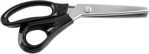 Zerodis Durable Dressmaking Edge Pinking Shears Scissors 3/5/7mm Stainless Steel Blades for Leather and Crafts (Modern, 3mm) in Saudi Arabia