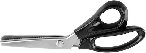 Zerodis Durable Dressmaking Edge Pinking Shears Scissors 3/5/7mm Stainless Steel Blades for Leather and Crafts (Modern, 3mm) in Saudi Arabia