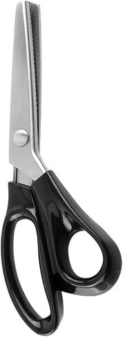 Zerodis Durable Dressmaking Edge Pinking Shears Scissors 3/5/7mm Stainless Steel Blades for Leather and Crafts (Modern, 3mm) in Saudi Arabia
