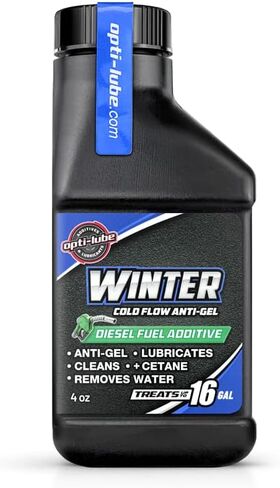Opti-Lube Winter Anti-Gel Diesel Fuel ADDITIVE: 4oz Bottles (12 Pack Case) in Saudi Arabia