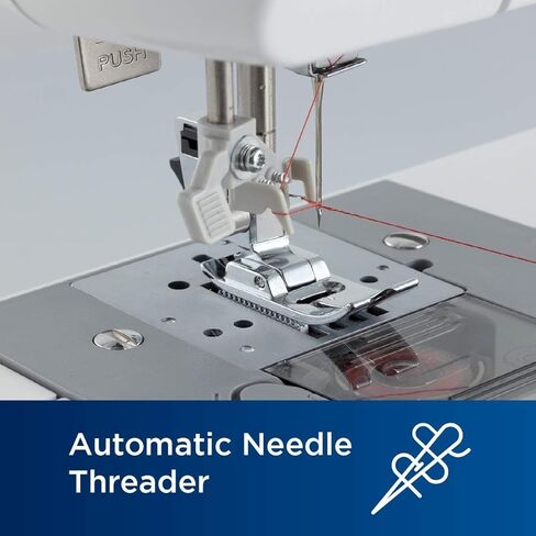 Brother SM2700 27-Stitch Free Arm Sewing Machine and Hard Plastic Storage and Carry Case, Premium Sewing Thread 6-Pack Included in Saudi Arabia