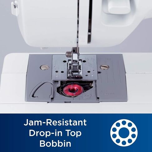 Brother SM2700 27-Stitch Free Arm Sewing Machine and Hard Plastic Storage and Carry Case, Premium Sewing Thread 6-Pack Included in Saudi Arabia