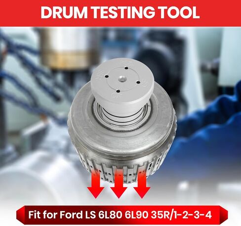 أداة اختبار الطبل لسيارة Ford 6L80 6L90 جهاز اختبار الطبل العكسي 35R/1-2-3-4، أداة فحص الهواء لفحص التسرب والكراك in Kuwait