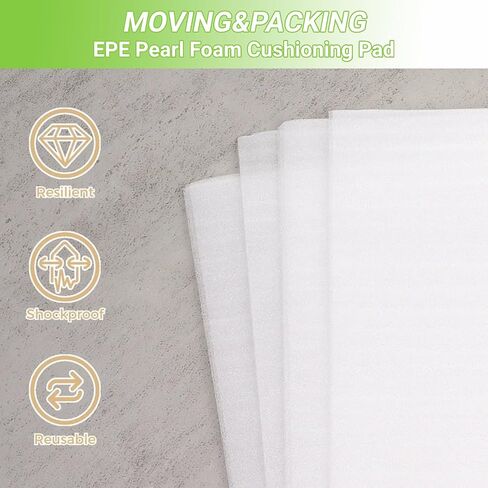 Moving supplies,200 Pack Cushion Foam Pouches, (16x16 Inch, 7x12 Inch, 8x8 Inch, 7.5x7.5 Inch) Packing Supplies for Moving, Packing, Transportation and Storage, Incidental 120Fragile Stickers in Saudi Arabia