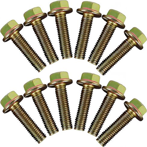 12 قطعة 03413B مجموعة أدوات مشعب العادم المتوافقة مع مسامير رأس LS1 LSX LS2 LS3 LS6 LS7 GM Vortec 4.8L 5.3L 6.0L 6.2L 03413B 11518860 11609481 in Kuwait