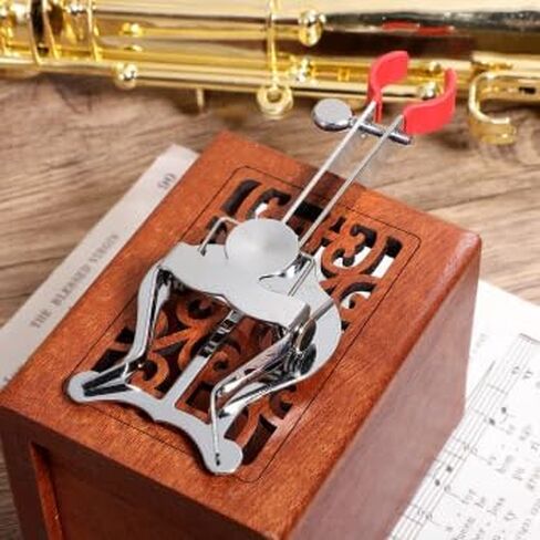 حامل الموسيقى Toyvian Trumpet Lyre، مشبك كلارينيت Lyre لفرقة السير، ورقة آمنة للموسيقى، مشبك مغطى بقبضة بناء متعددة الاستخدامات لآلات الرياح in Saudi Arabia