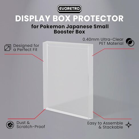 جراب بطاقات التداول من إيفورترو متوافق مع بوكيمون بعبوة واحدة معززة، ماجيك، Yu-Gi-Oh - 0.35 مم حامل بطاقات بوكيمون بلاستيكي سميك لبطاقات التجميع (عبوة من 10 قطع) in Kuwait