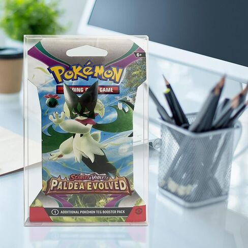 جراب بطاقات التداول من إيفورترو متوافق مع بوكيمون بعبوة واحدة معززة، ماجيك، Yu-Gi-Oh - 0.35 مم حامل بطاقات بوكيمون بلاستيكي سميك لبطاقات التجميع (عبوة من 10 قطع) in Kuwait