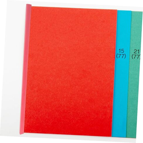 50 قطعة من مشابك ربط الكتب البلاستيكية من VOSAREA لملفات الشرائح وقضبان العمود الفقري وأغطية التقارير للوازم المدرسية المكتبية in Saudi Arabia