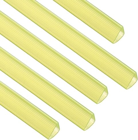 PATIKIL 10Pcs Binding Bars, 13x15mm Binding Bars Slide Grip 120 Sheets Capacity A4 Size Report Binder Presentation Binder for Study Office Report Cover Resume, Transparent White in Kuwait
