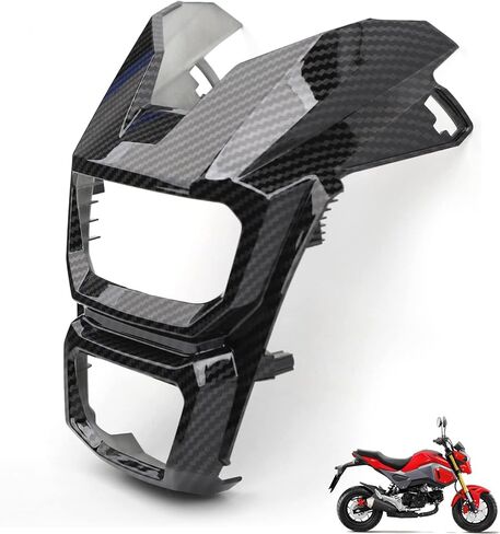دراجة نارية غطاء المصباح ألياف الكربون صالح لل 2016-2020 هوندا Grom msx125 الهدايا المجمعة أجزاء in Kuwait